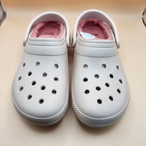 Crocs Classic Lined Clogs size M9.0/W11.0 Quartz  Comfort Slip‎ On